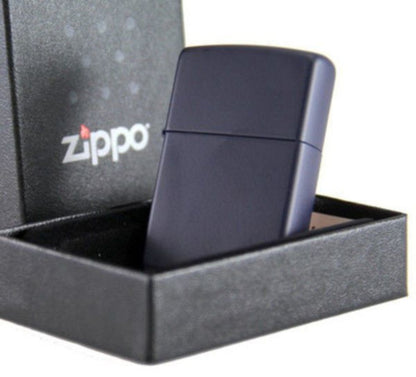 Zippo Navy Blue Matte Lighter, Classic #239