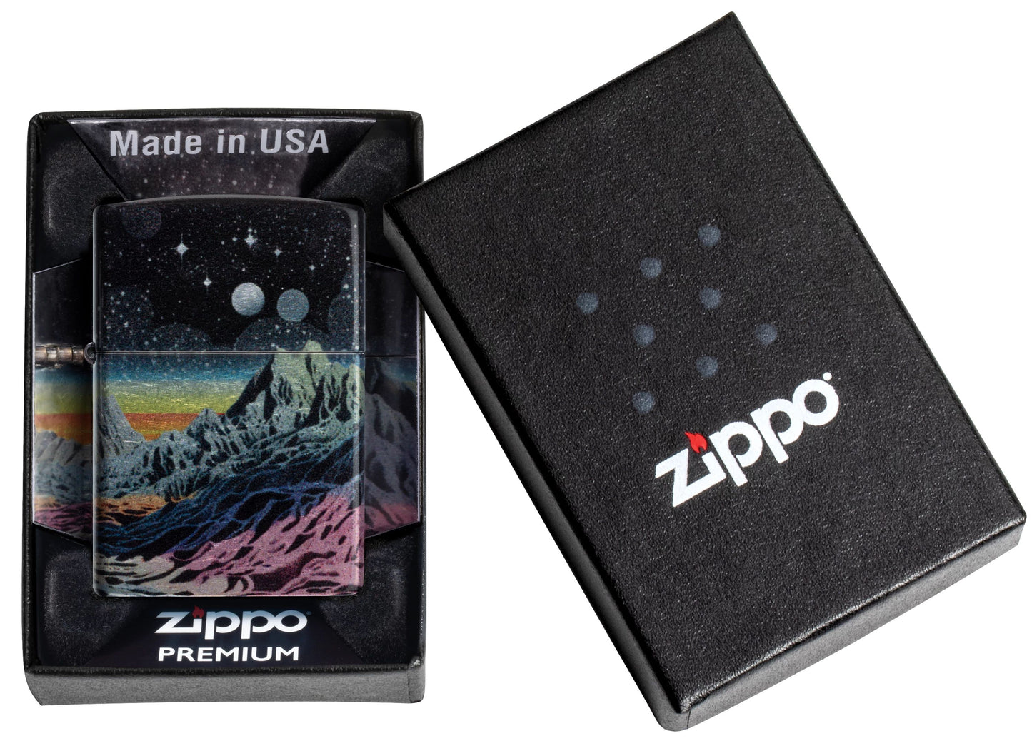 Zippo Space in Color 540 Tumbled Fusion Lighter #46432