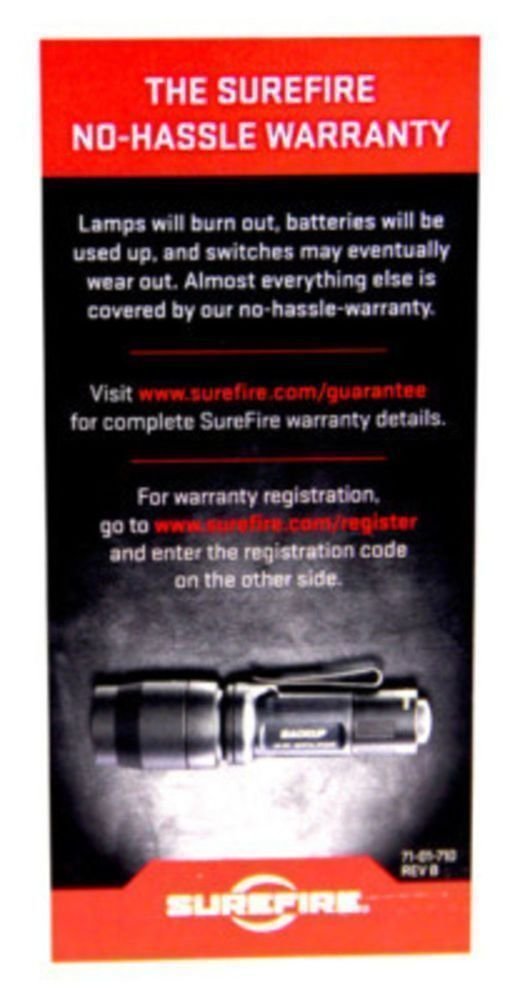 Surefire Tactical Pen IV (4), Black, Emergency Writing #EWP-04-BK