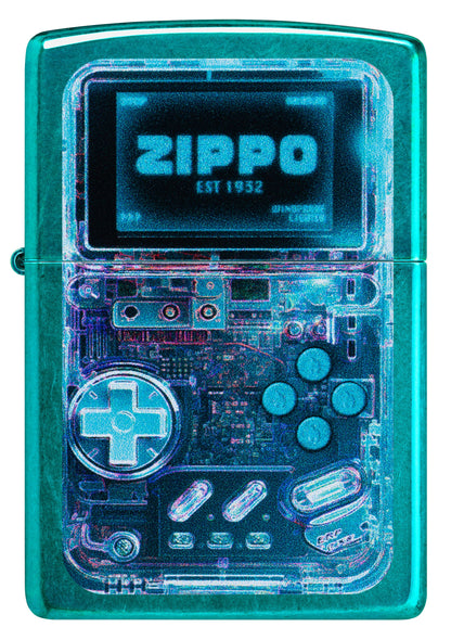 Zippo Retro Handheld, Candy Teal Lighter #47434