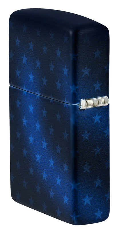 Zippo Folds of Honor Star-Studded Design, 540 Matte Finish Lighter #46766