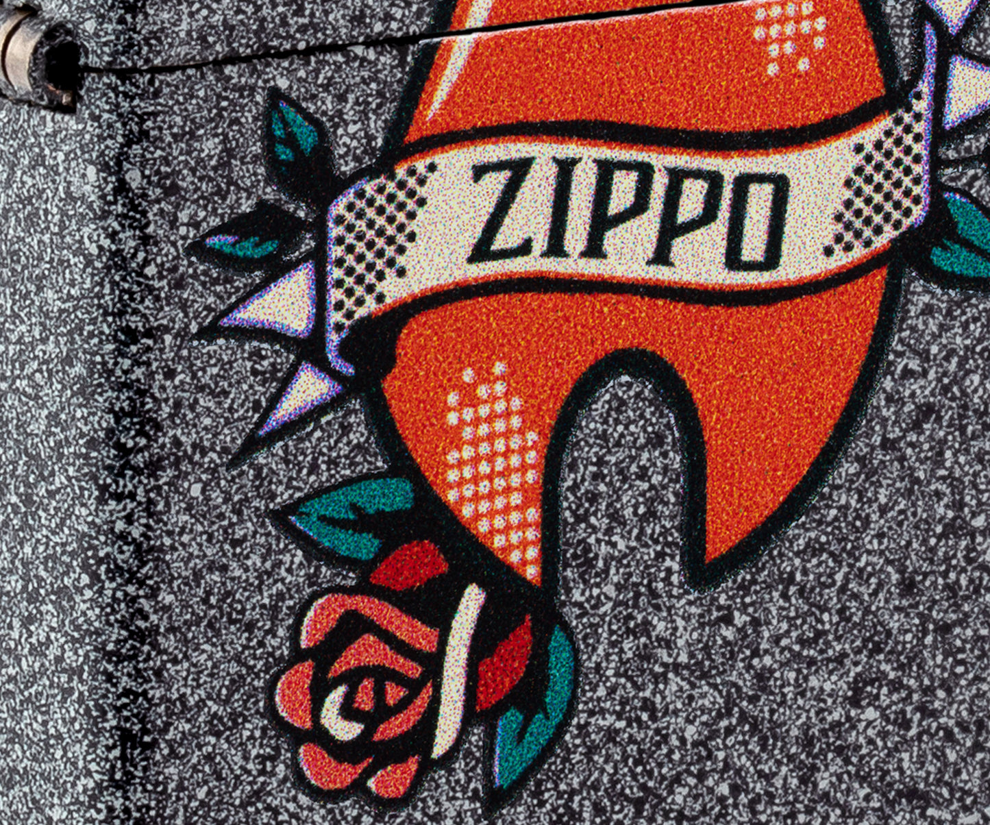 Zippo Flame Tattoo, Iron Stone Lighter #47268