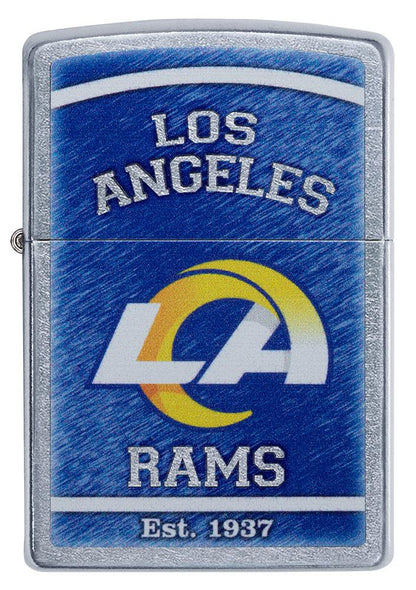 Zippo NFL Los Angeles Rams Football Team, Street Chrome Windproof Lighter #29949