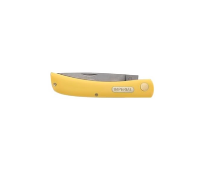 Schrade Imperial Yellow Single Blade Traditional Pocket Knife #IMP22Y