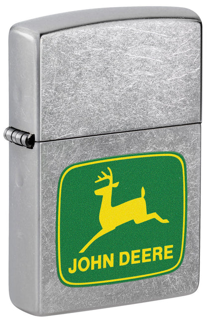 Zippo John Deere Leaping Deer Design, Street Chrome Finish Lighter #46764