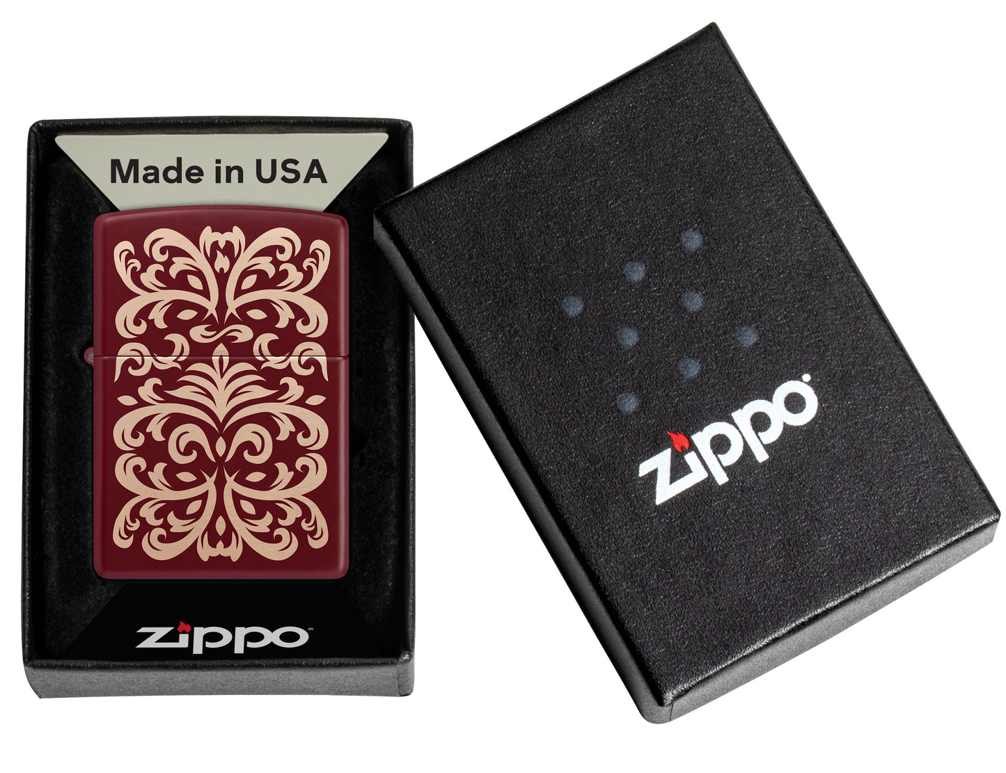 Zippo Damask, Merlot Lighter #47257