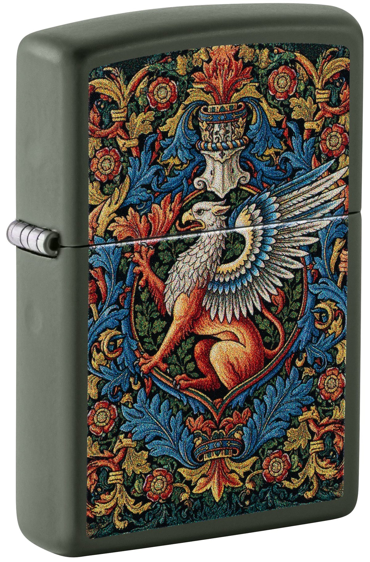 Zippo Griffin, Green Matte Lighter #47261