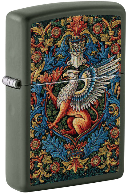 Zippo Griffin, Green Matte Lighter #47261