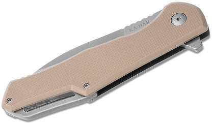 KA-BAR Jarosz Spear Point Flipper, 3.5" Blade, AUS 8A Stainless Steel #7509