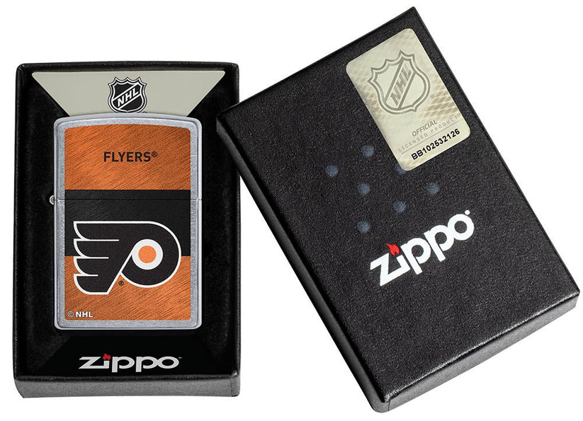 Zippo NHL Philadelphia Flyers Hockey Team, Street Chrome Lighter #48049