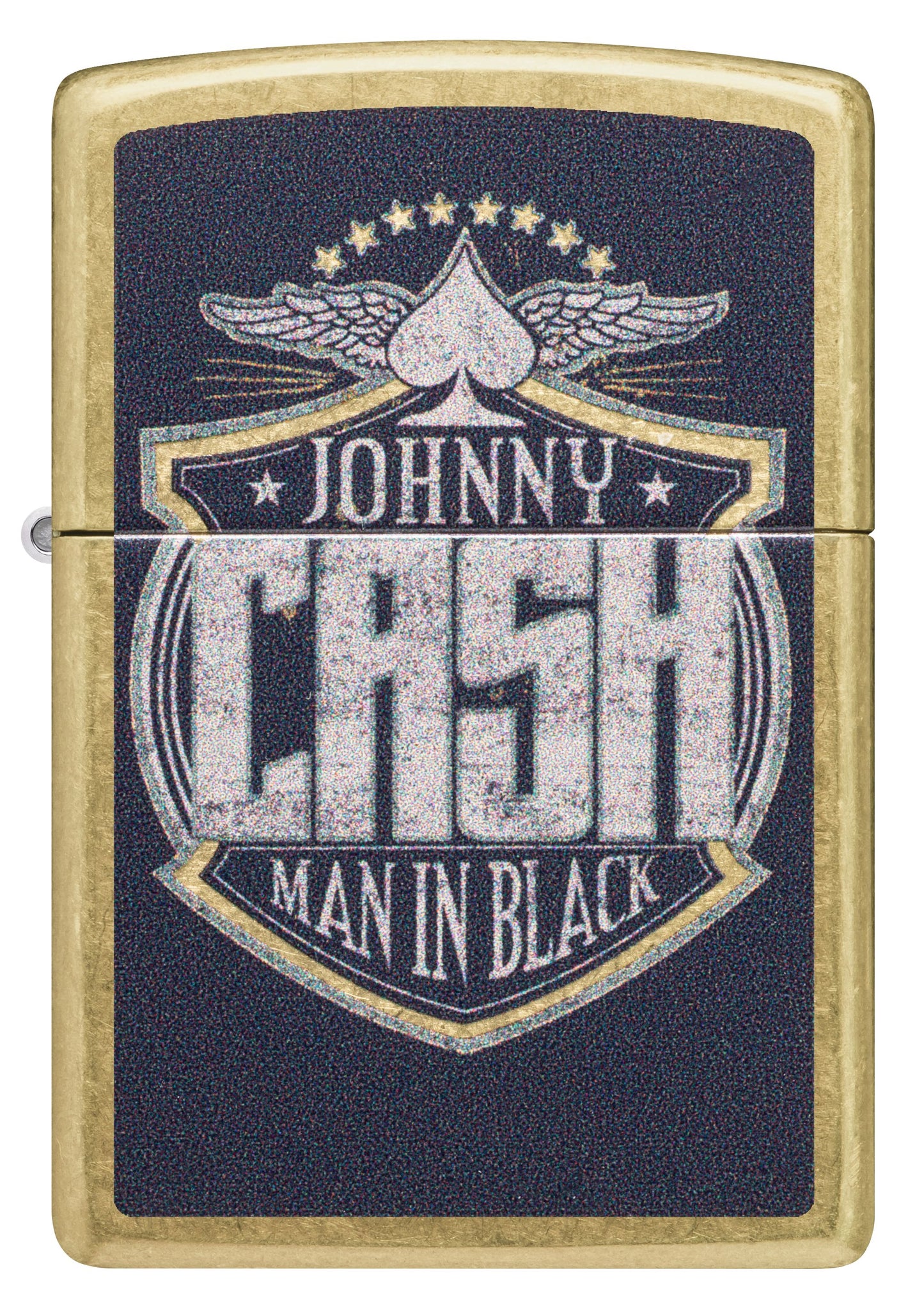 Zippo Johnny Cash Man in Black, Street Brass Lighter #47200