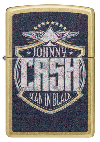Zippo Johnny Cash Man in Black, Street Brass Lighter #47200