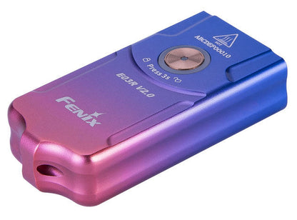 Fenix E03R V2.0 Limited Edition Nebula Metal Keychain Flashlight 500 Lumens LED