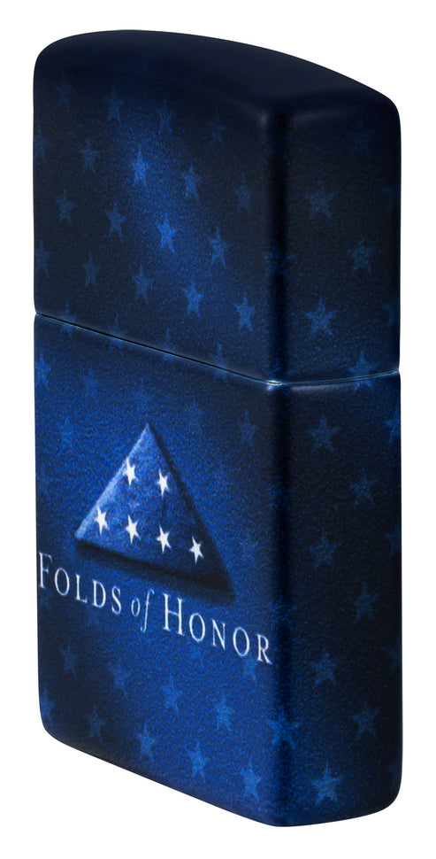 Zippo Folds of Honor Star-Studded Design, 540 Matte Finish Lighter #46766