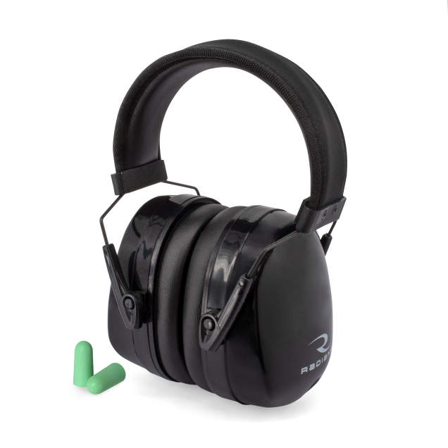 Radians Maximus Earmuff, NRR 28, Black #MX0100CS