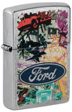 Zippo Ford Automobile Logo, Street Chrome Lighter #48755