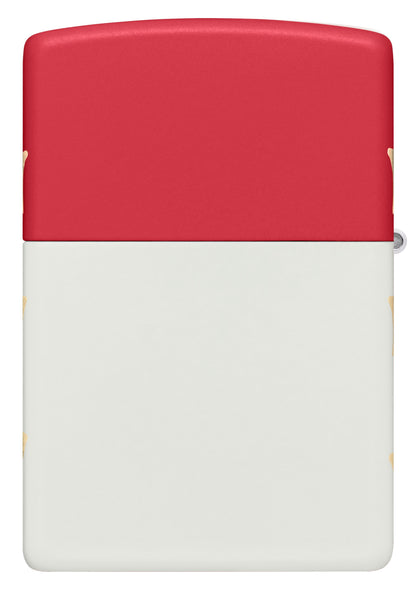 Zippo USA 250th Anniversary Engraved, Red/White Matte Lighter #47295