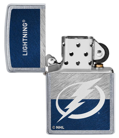 Zippo NHL Tampa Bay Lightning Hockey Team, Street Chrome Lighter #48054