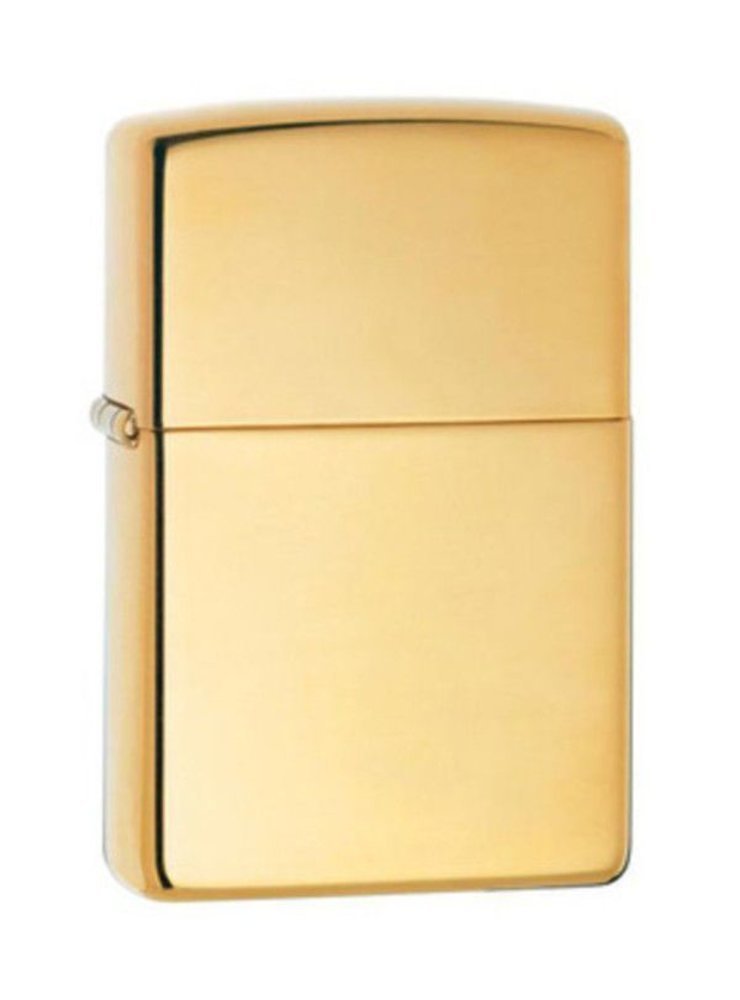 Zippo Classic High Polish Brass, Good For Engraving, Genuine Zippo Lighter #254B