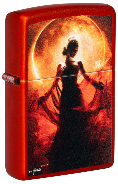 Zippo Mazzi Spiritual Lady Design, Metallic Red Lighter #46410