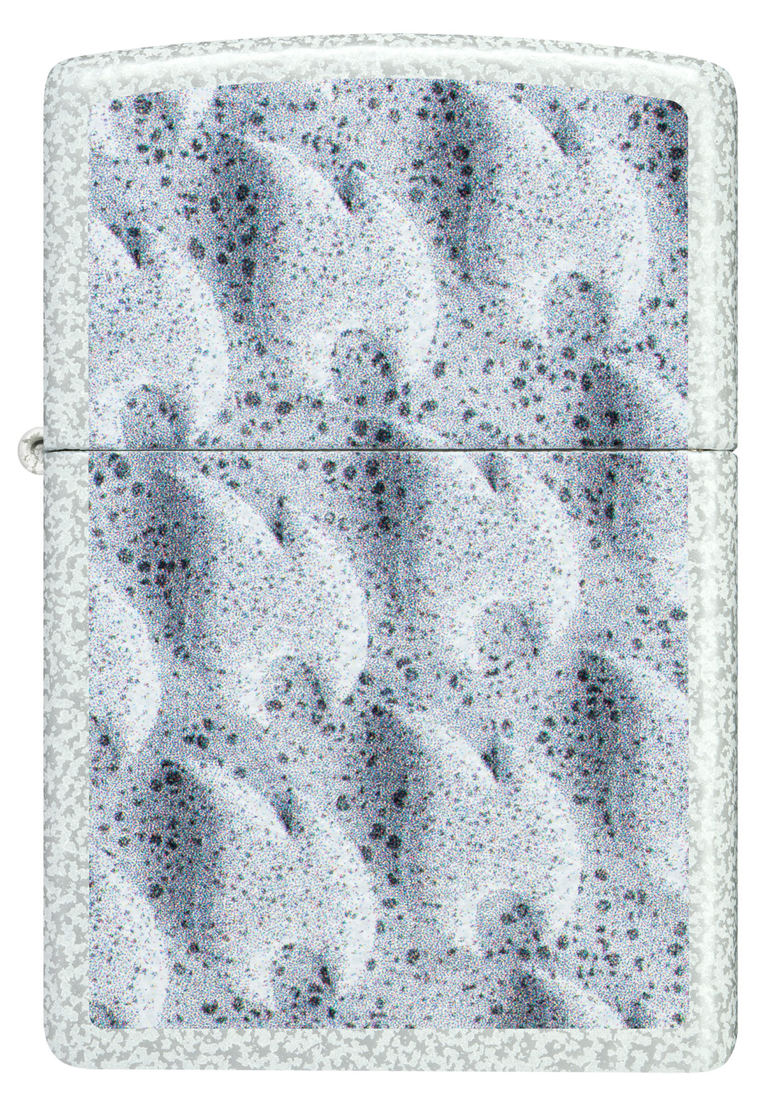 Zippo Frozen Flames Design, Glacier Finish Lighter #46599