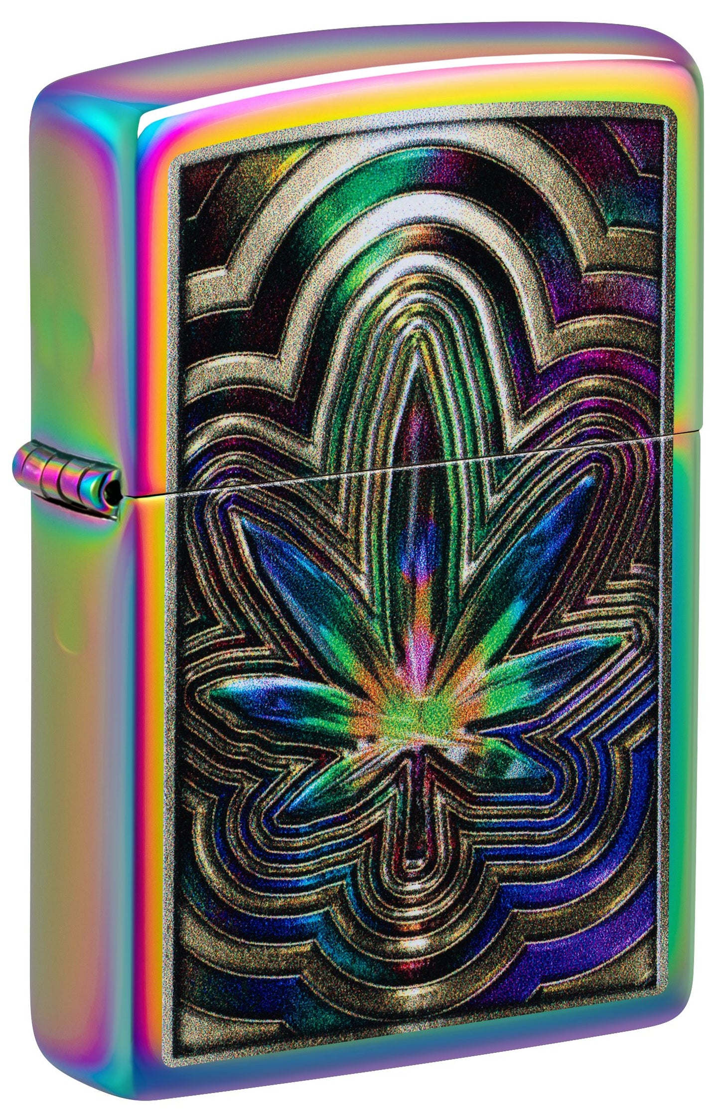 Zippo Iridescent Leaf, Multi Color Lighter #47271