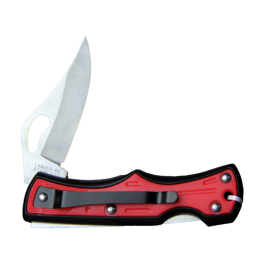 Lansky Lockback Folding Pocket Knife, Red, 2 inch Blade #LKN045-RED