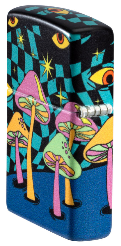 Zippo Mushrooms Design, Glow in the Dark 540 Lighter #46564