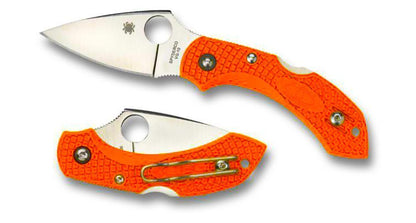 Spyderco Dragonfly 2 Folding Knife, FRN Handle, Orange #C28POR2