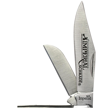 Schrade Imperial Medium Grey/Swirl Stockman Traditional Pocket Knife #IMP16S