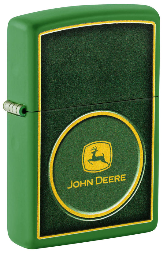 Zippo John Deere, Moss Green Matte Lighter #47396