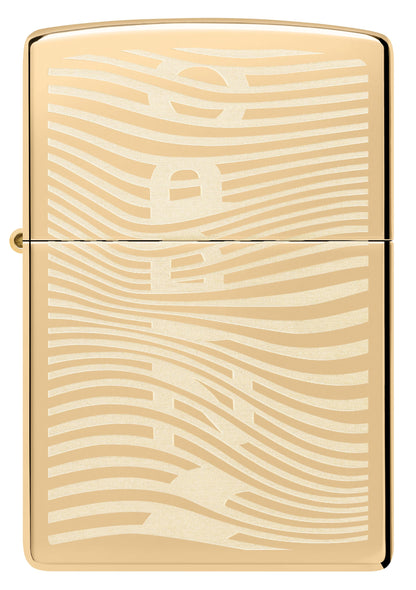 Zippo Rolling Tray and Lighter Gift Set, High Polish Brass #47300