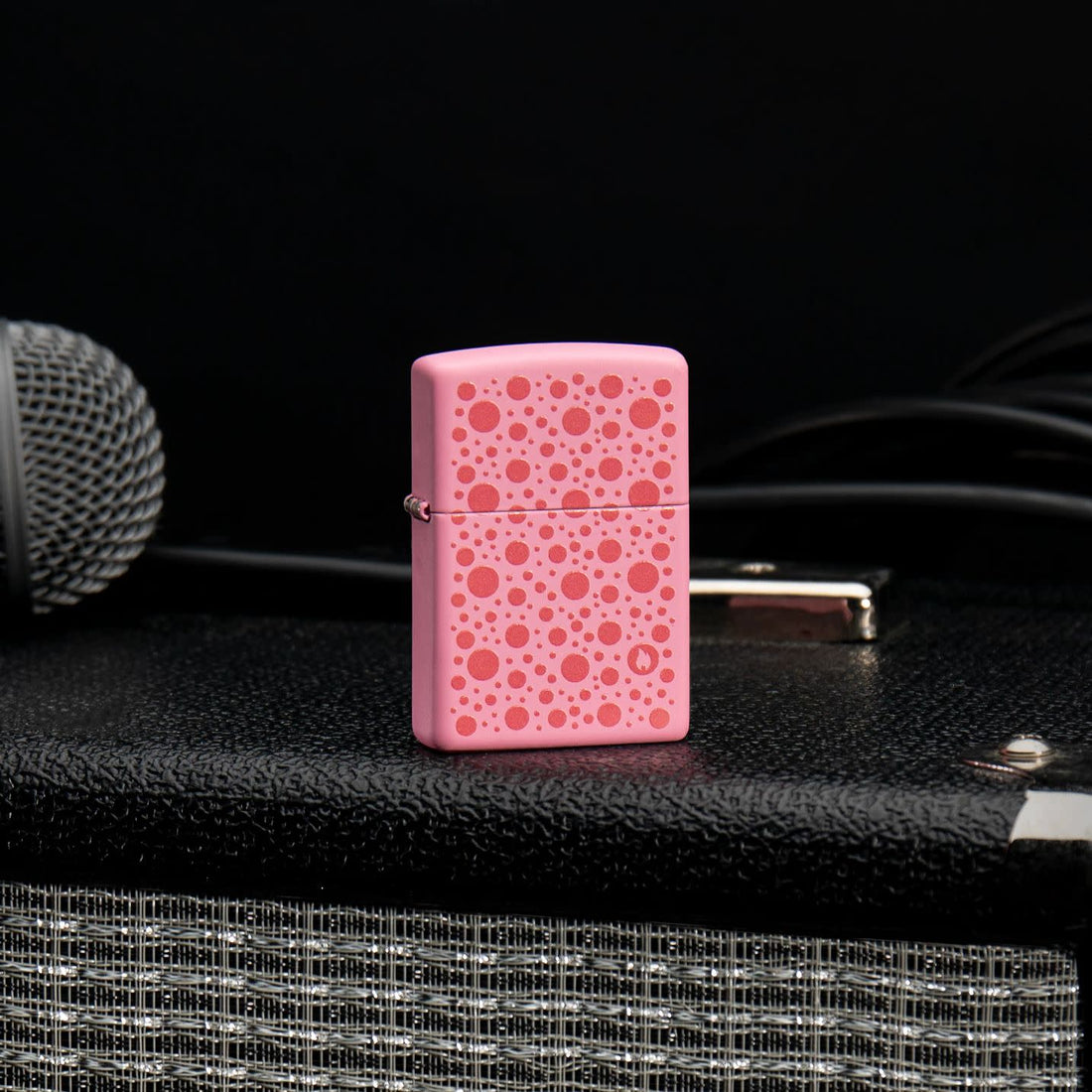 Zippo Polka Dot Design, Pink Matte Lighter #46170