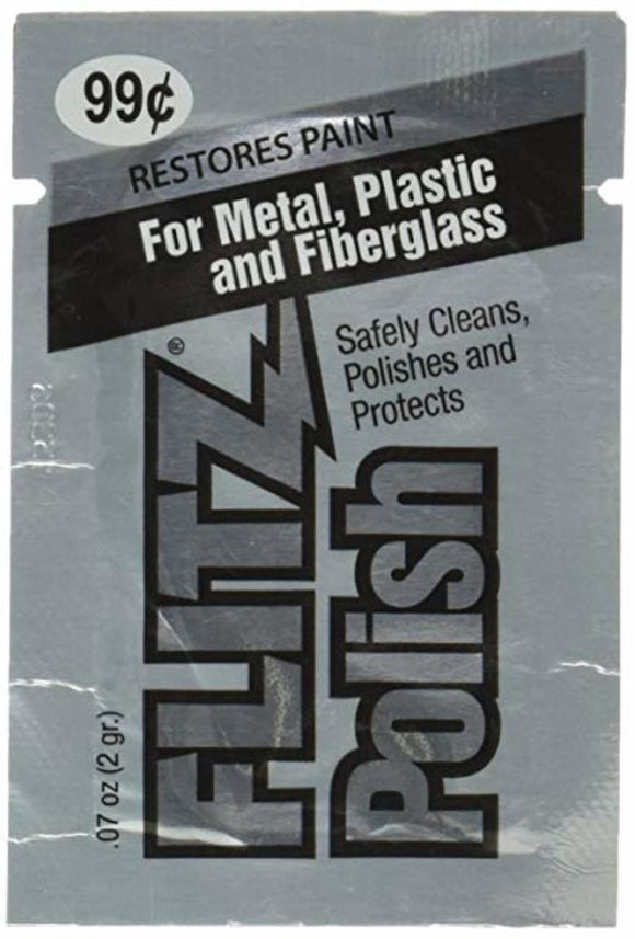 Flitz Polish Paste for Metal, Plastic & Fiberglass, 2 Gram Packet #TS010