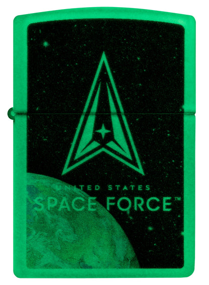 Zippo US Military Space Force, Glow in the Dark Lighter #46421