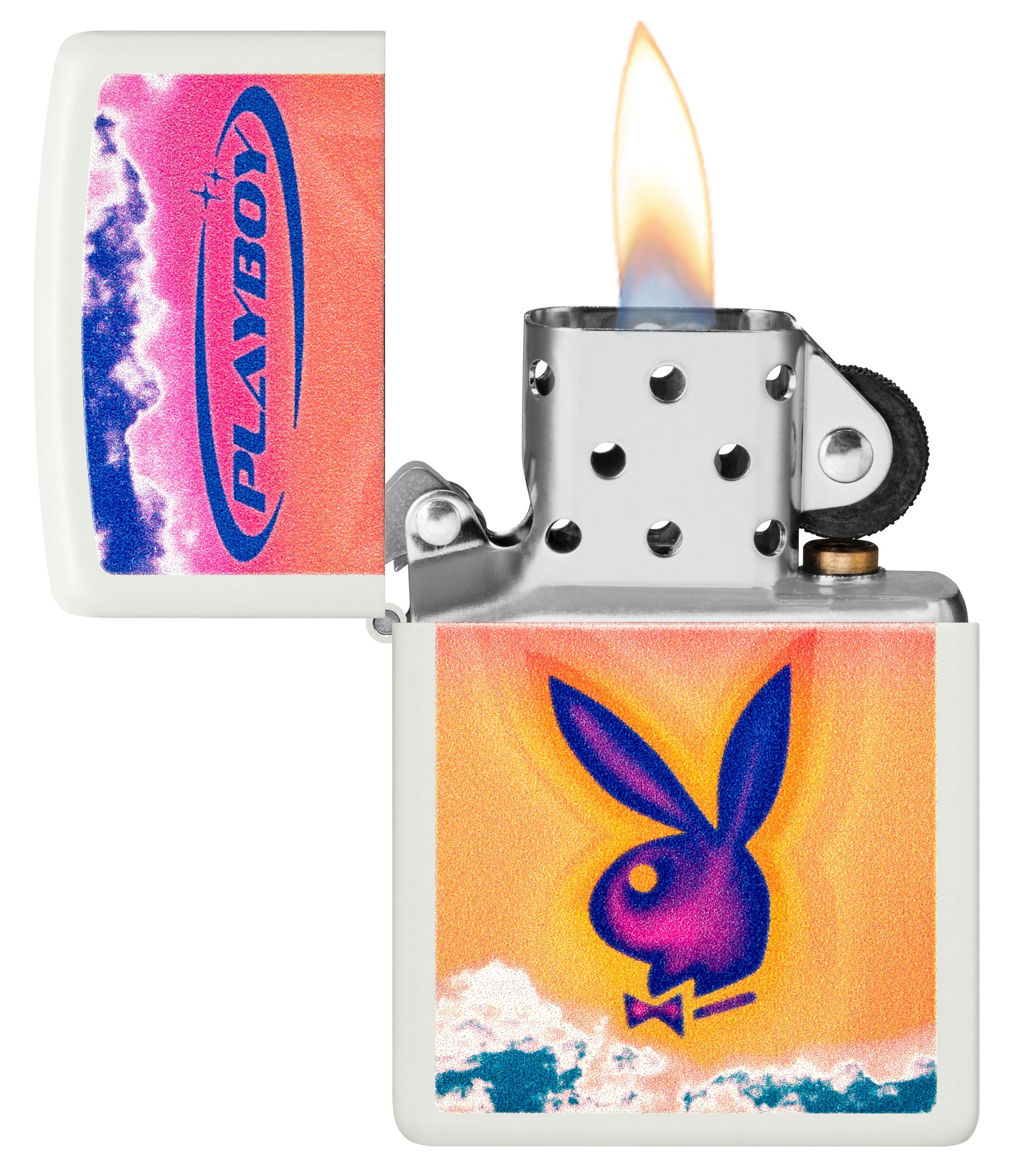 Playboy Black Pattern Windproof Lighter