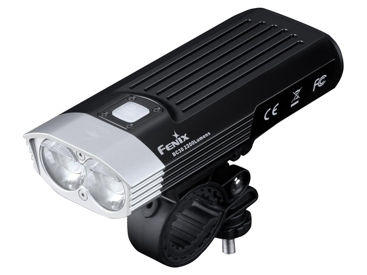 Fenix BC30 LED Bike Light, Dual Distance Beam, 1800 Lumens, 6 Modes #BC30