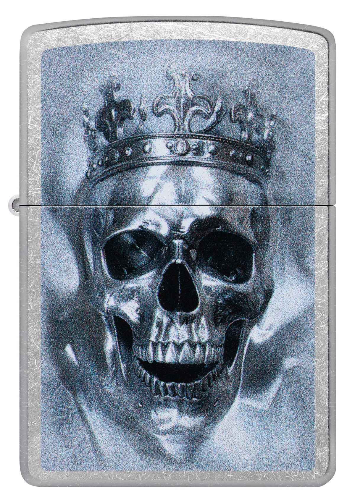 Zippo Skull King, Street Chrome Lighter #47258