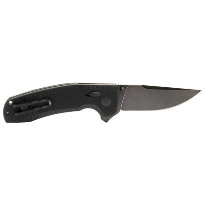 SOG SOG-TAC XR Folding Knife, Black, Stonewash Finish #12-38-01-41