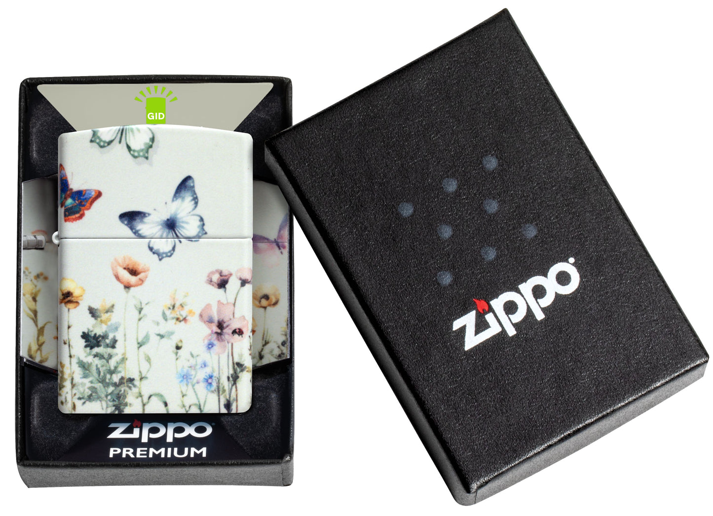 Zippo Natural Elements Butterflies, Glow in the Dark 540 Color Lighter #46703