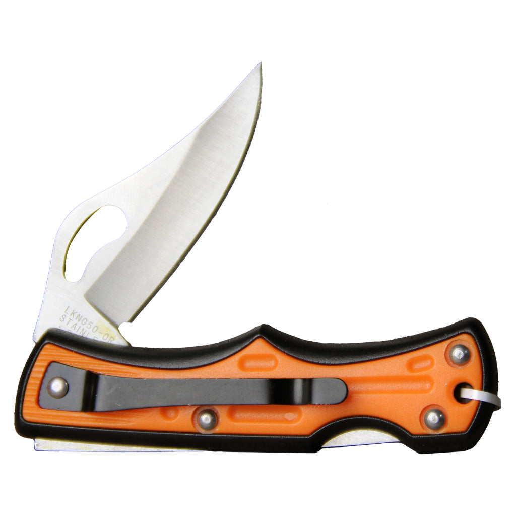 Lansky Lockback Folding Pocket Knife, Orange, 2 inch Blade #LKN045-ORG