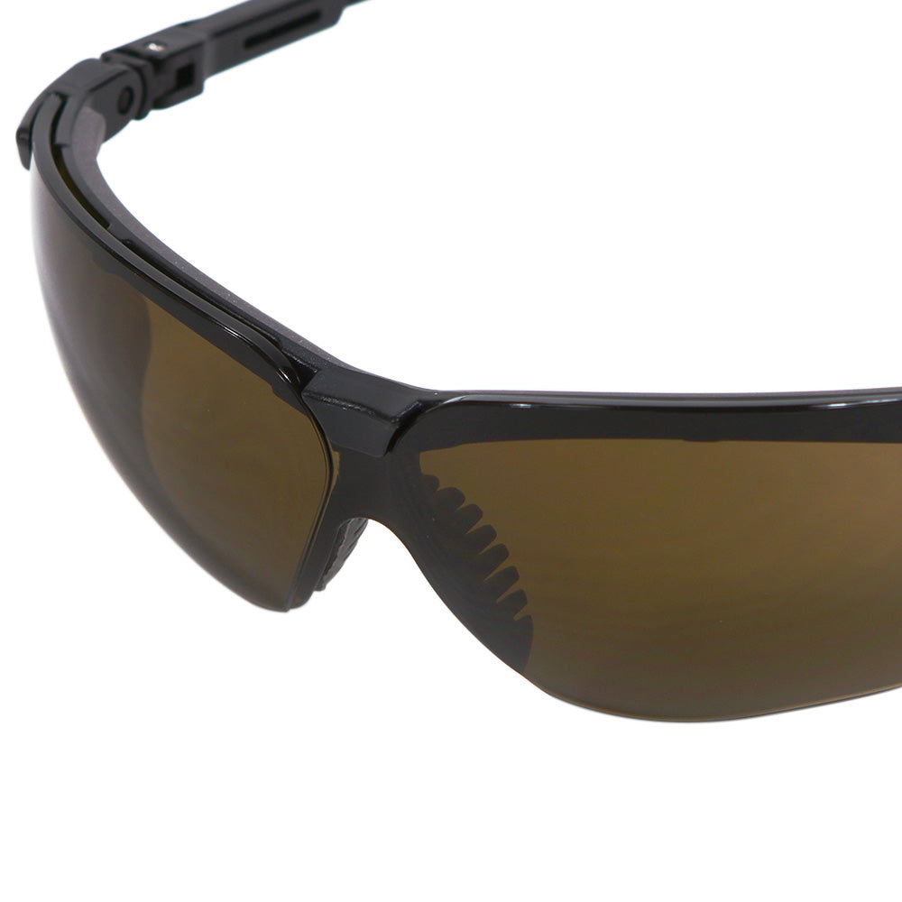 Howard Leight Genesis Safety Eyewear, Black Frame, Espresso Lens #R-03572