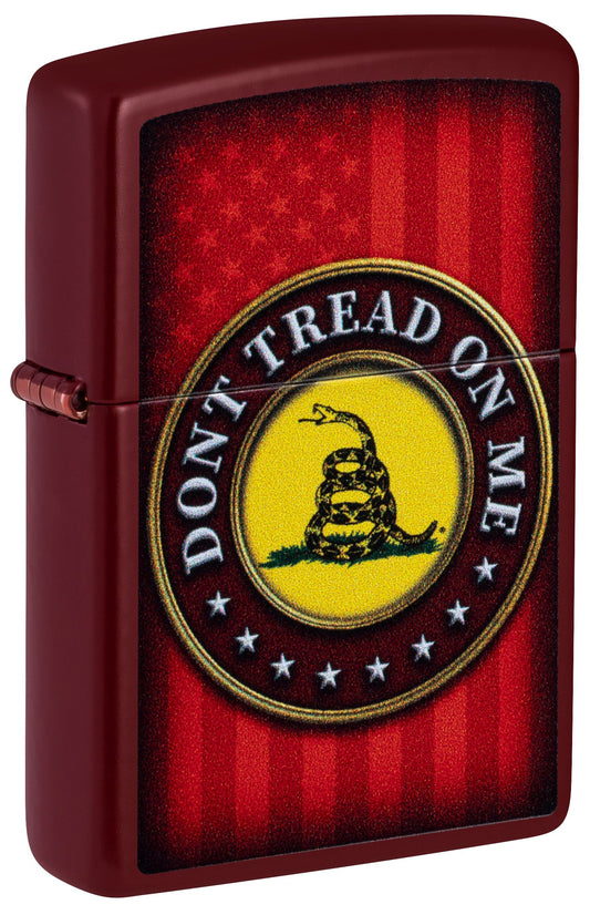 Zippo Don’t Tread On Me Design, Merlot Lighter #46419