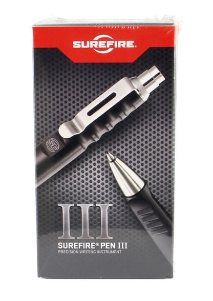 Surefire Tactical Pen III (3), Black, Emergency Writing #EWP-03-BK