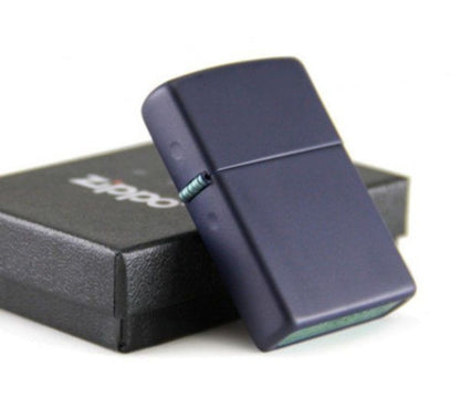 Zippo Navy Blue Matte Lighter, Classic #239