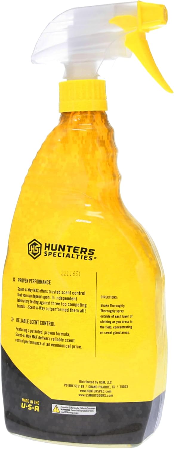 Hunters Specialties Scent-A-Way MAX Field Odorless Spray #HS-SAW-100083