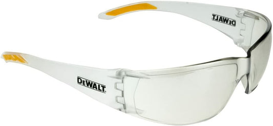 DeWalt Rotex Safety Glasses, Clear Frame, Wraparound Clear Lens #DPG103-1D