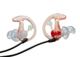 SureFire EarPro Sonic Defenders, Clear, Medium, Bag #EP3-MPR-BG