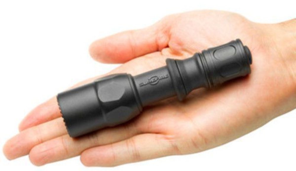 Surefire Combat Flashlight, 320 Lumens High-Output LED, Black #G2ZX-C-BK