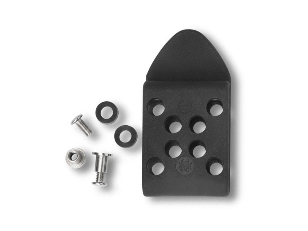 Spyderco 5 Position Carry Clip, Belt Clip Boltaron, Black #GCLIP